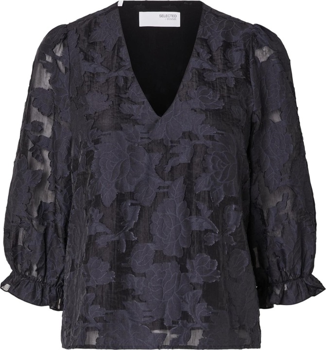 Actual product image Selected Femme Flowered blouse (42)