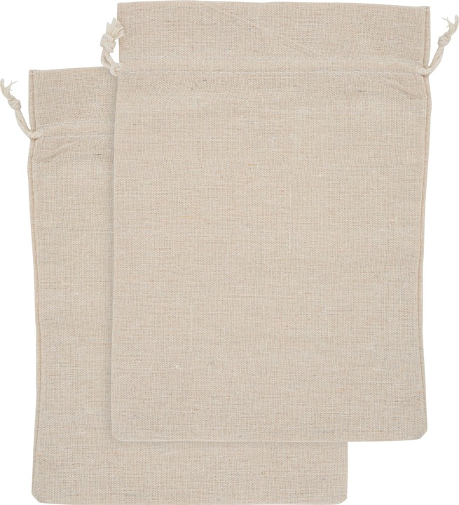 VBS Beutel mit Zugband "26 x 19 cm", 2 Stück (Geschenktüte, 2 x)