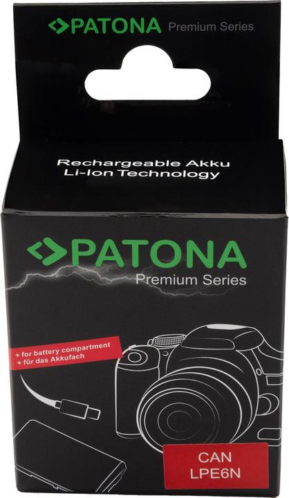 Actual product image Patona USB-C Input Akku-Adapter LP-E6NH (DC coupler)