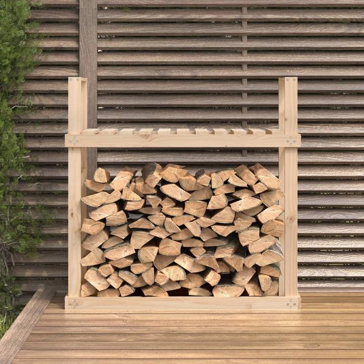 Actual product image vidaXL Kaminholzregal