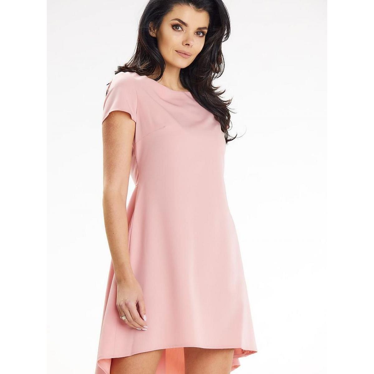 Awama, Damen, Kleider, Alltagskleid model, Rosa, (M)