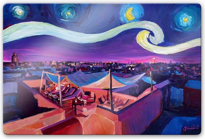 Actual product image Trenddeko Bleichner - Marrakech by night (60 x 40 cm)