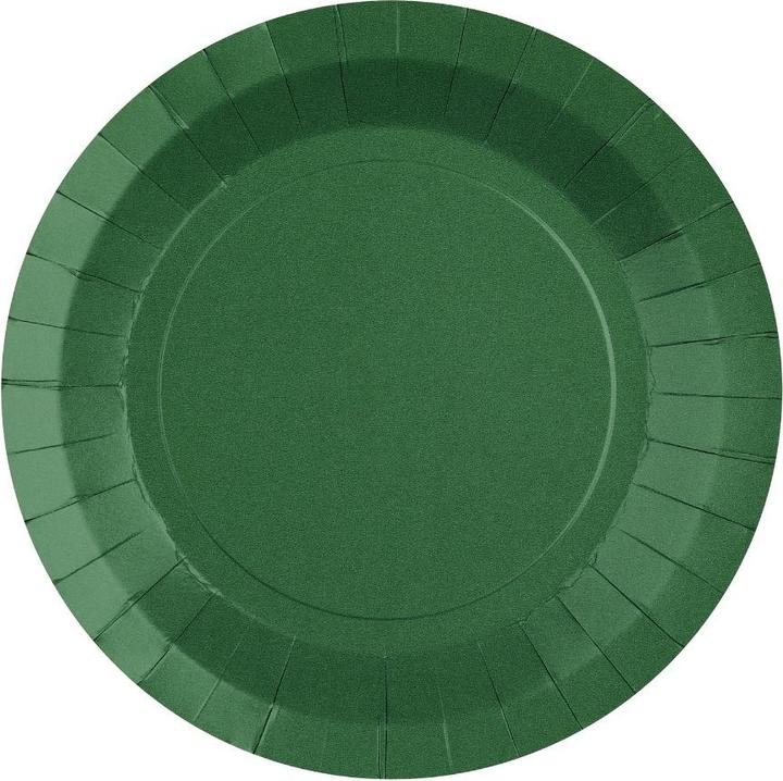 Actual product image Santex Unifarbene Teller 17.5cm Dunkelgrün (10 x)