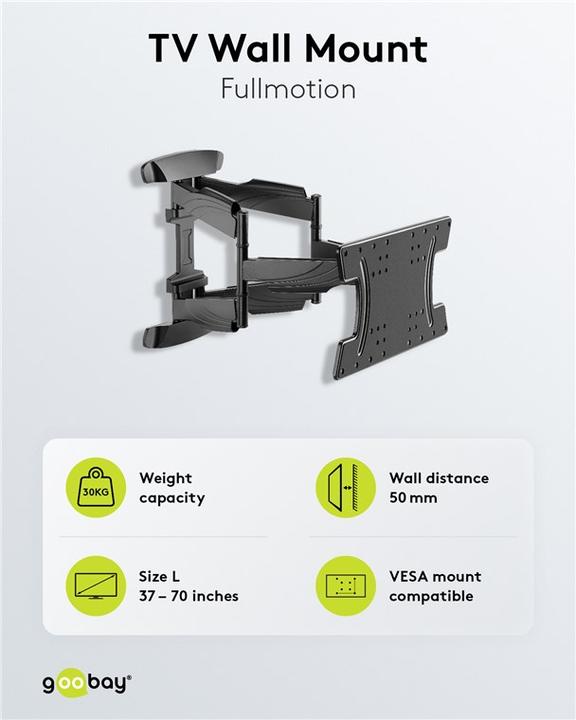 Image du produit Goobay OLED Fullmotion (Mur, 37", 30 kg)