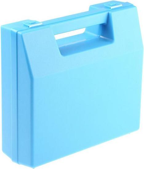Actual product image RS PRO Blue storage case w/handle,225x200x70mm