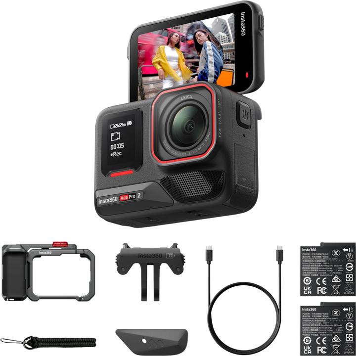 Insta360 Ace Pro 2 Xplorer Bundle (Dual Battery) (30p, Bluetooth, WLAN)