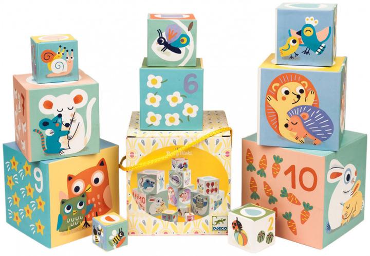 Produktbild Djeco BabyBloki Pyramide (10 Würfel)