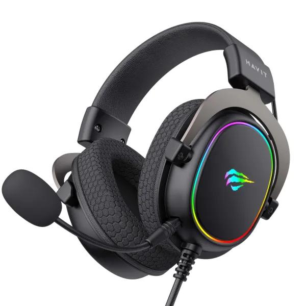 Actual product image Havit H2002R (black+ochre) (Cable)