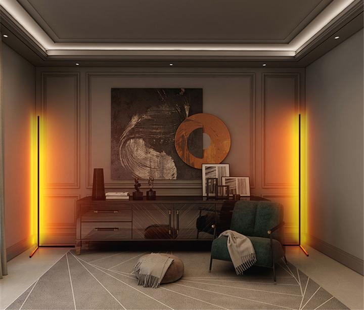 Produktbild Mozo Corner toršeras LC-RGB LED baltas (65 lm)