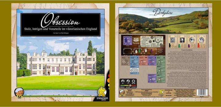 Actual product image Strohmann Games Obsession, board game, for 1-4 players, ages 14+ (DE edition) (German)