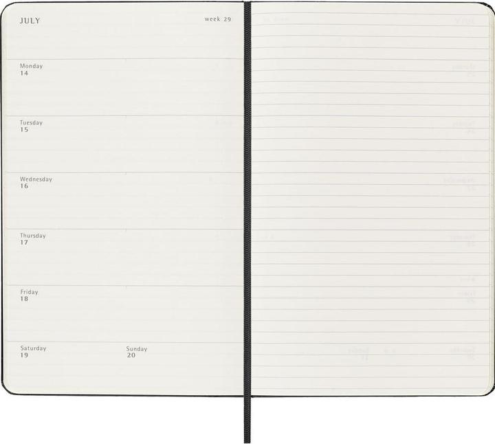 Produktbild Moleskine Schüleragenda (13 x 21 cm, Englisch)