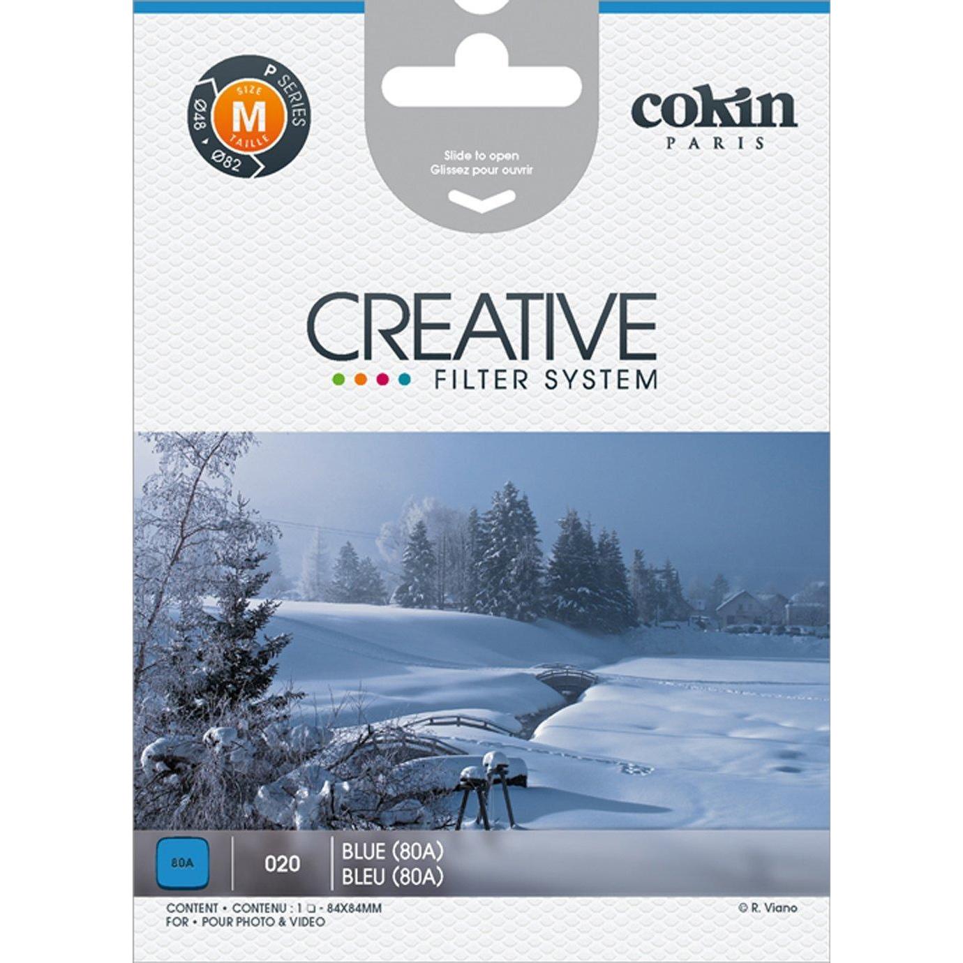 Cokin X020 Blaufilter (80A) (112 mm, Farbfilter, 80 mm), Objektivfilter, Blau