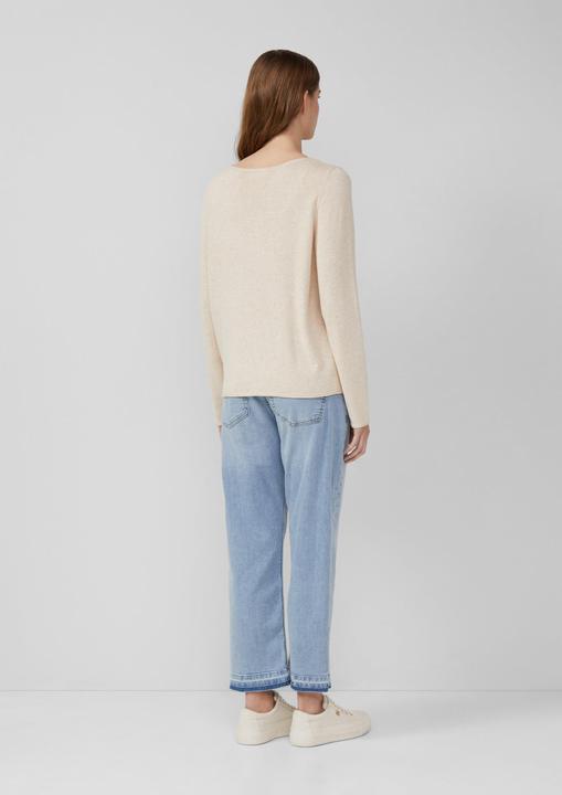 Produktbild s.Oliver Strickpullover Weicher Feinstrickpullover mit Rollkanten (44)