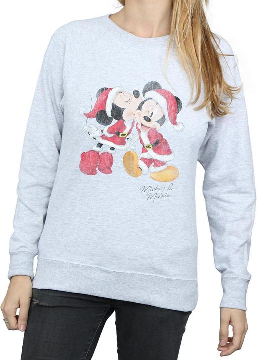 Image du produit Disney - Sweat MICKEY AND MINNIE CHRISTMAS KISS - Femme (XL)