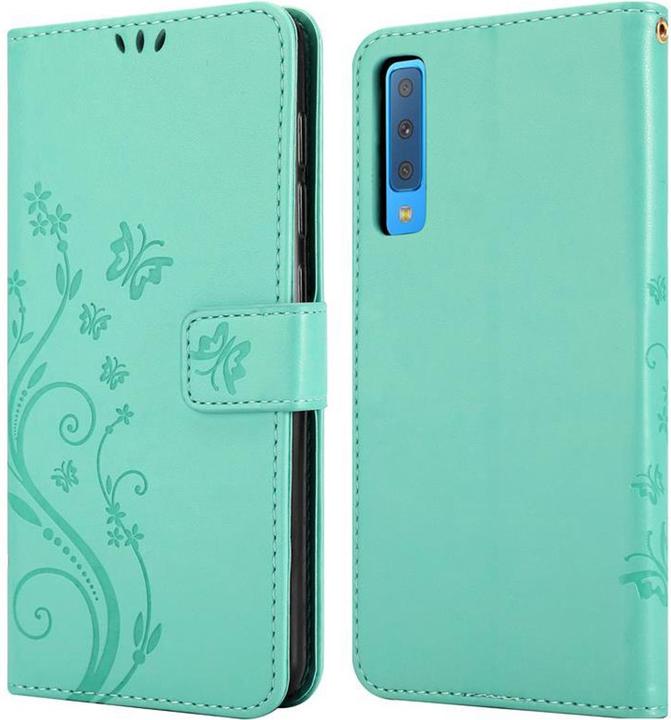 Image du produit Cadorabo Couverture du livre de fleurs (Samsung Galaxy A7 (2018))