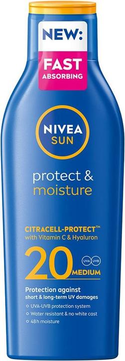Immagine prodotto NIVEA Protect & Moisture Lotion SPF 20 (Crema solare, SPF 20, 200 ml)