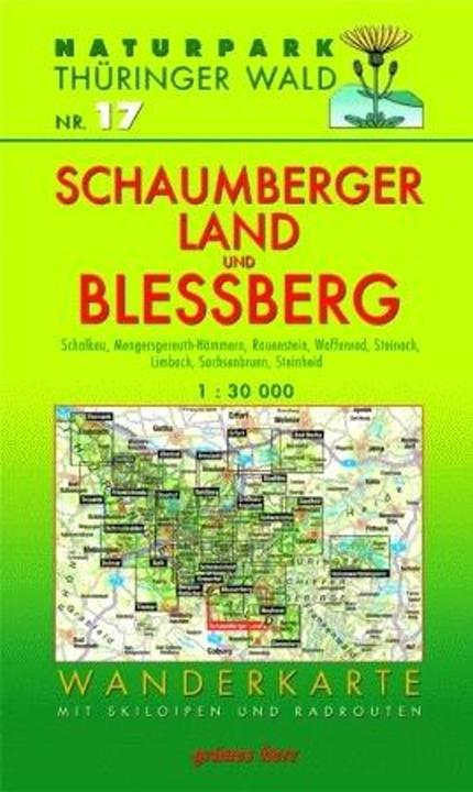 Produktbild Naturpark Thringer Wald 17. Schaumberger Land und Bleberg 1 : 30 000 Wanderkarte