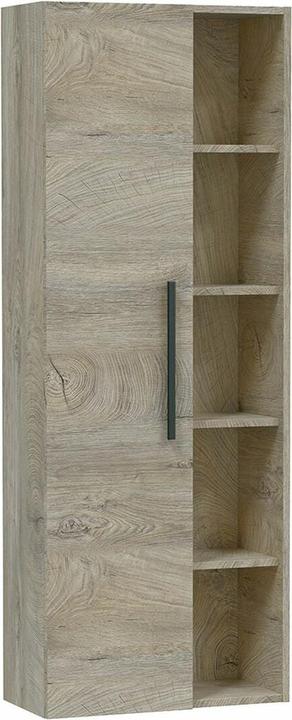 Image du produit CaliCosy Colonne suspendue 1 porte avec 5 niches de rangement H135 cm (51 x 25 x 135 cm)