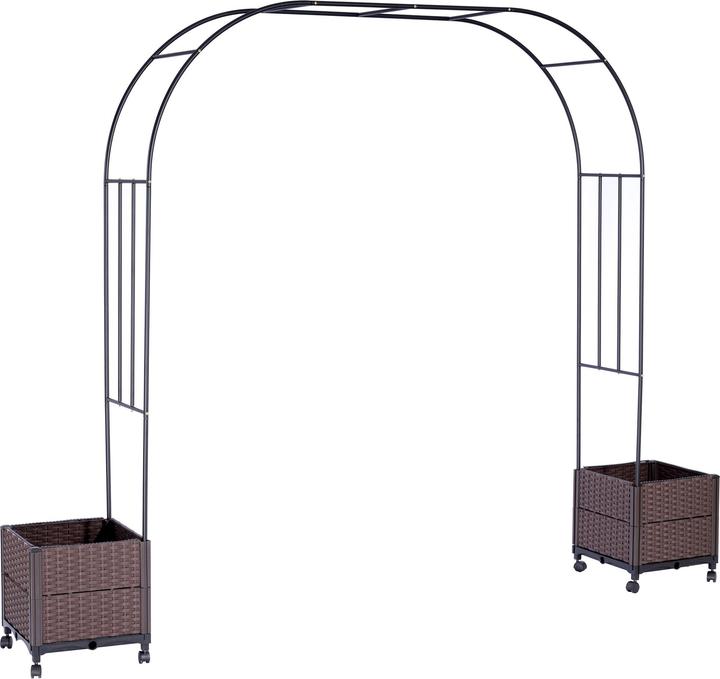 Produktbild Relaxdays Rosenbogen (40 cm, 282 cm)