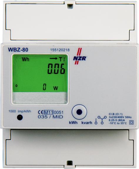 Image du produit NZR Compteur sur profilé chapeau