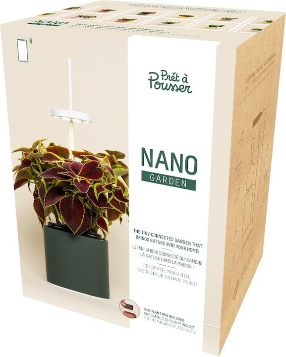 Image du produit Prêt à Pousser Pot à herbes Nano, Forest Green (13.50 cm)