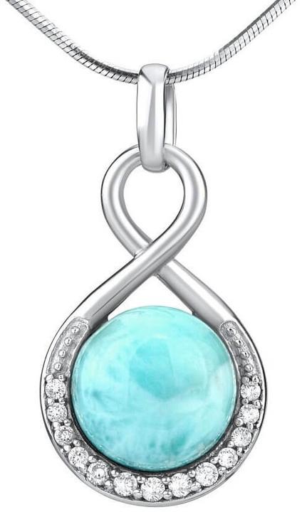 Immagine prodotto Silvego Ciondolo in argento con larimar naturale JSTS14709LR (Argento 925)