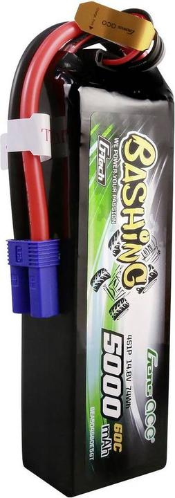 Produktbild Gens Ace G-Tech 5000mAh 14.8V 4S1P 60C Lipo Battery Pack with EC5 Plug-Bashing Series (14.80 V, 5000 mAh)