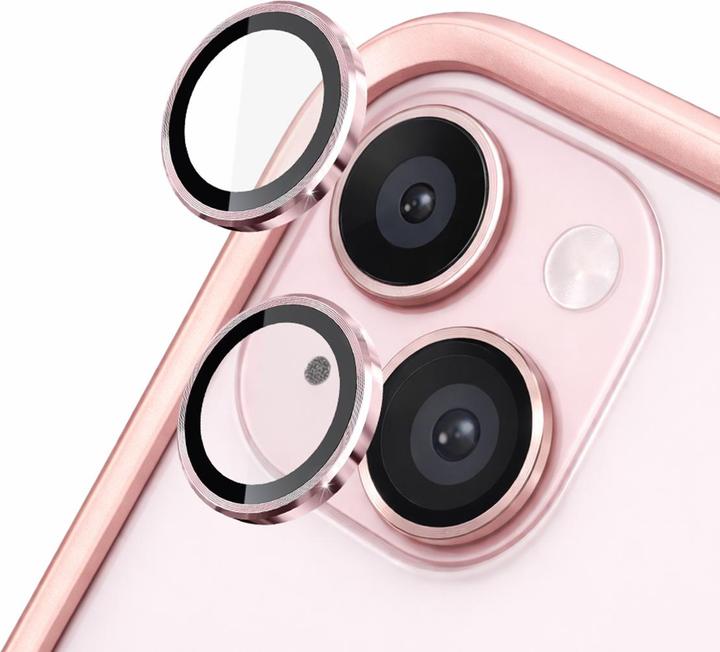 Produktbild RhinoShield PROTECTION CAMÉRA IPHONE 15/15 PLUS (ROSE) (1 Stk., Apple iPhone 15, Apple iPhone 15 Plus)