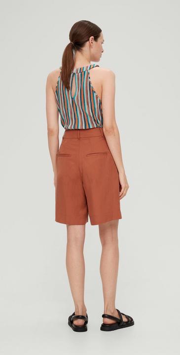 Produktbild s.Oliver Hose Regular: Bundfalten-Shorts (32)
