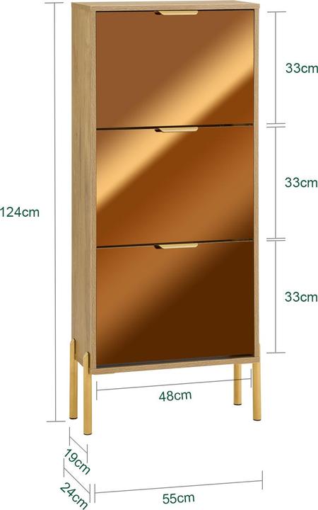 Produktbild SoBuy Schuhkipper mit 3 Klappen