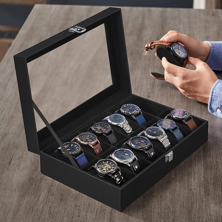 Actual product image Intirilife Watch box with 12 slots