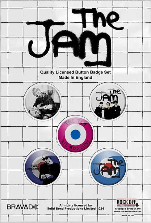 Actual product image The Jam All Mod Cons Badge (Pack of 5)