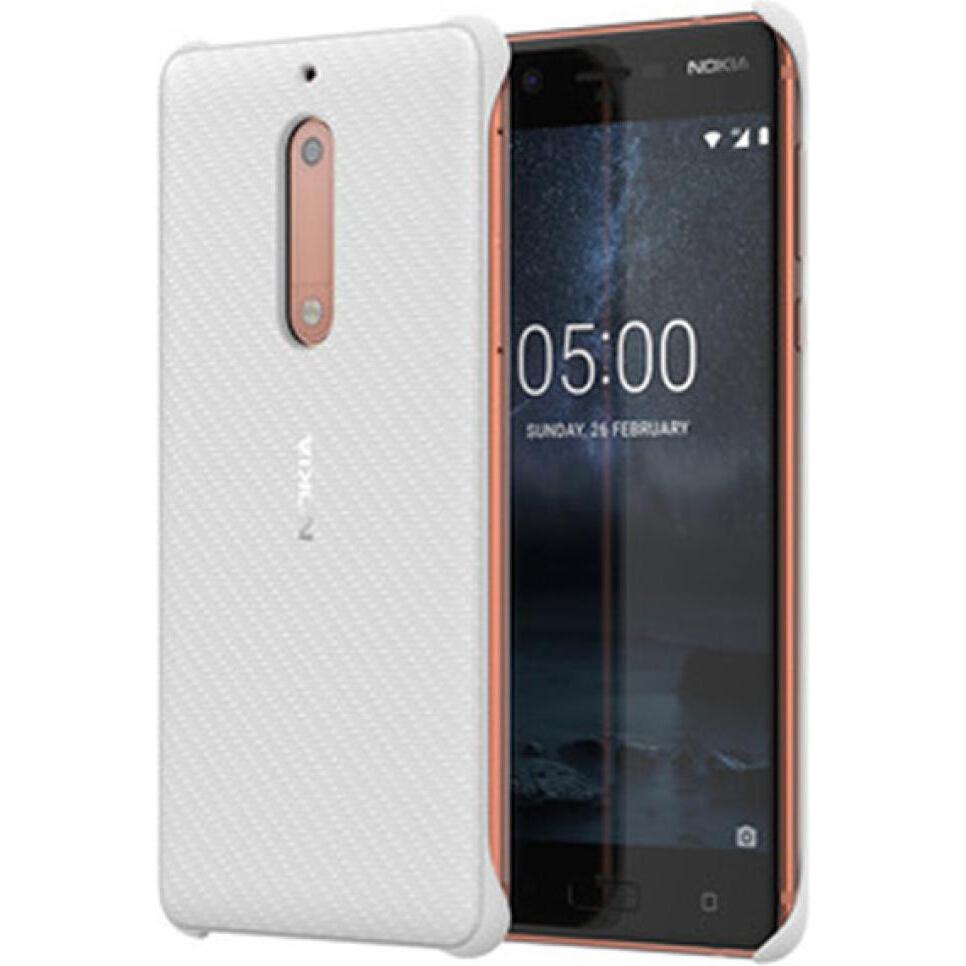 Nokia Carbonio (Nokia 5), Cover smartphone, Bianco