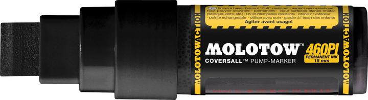 Actual product image Molotow Permanent marker Masterpiece Coversall refillable 460 PI 15mm signal black (Black, 15 mm, 1 x)