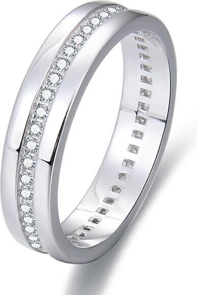 Produktbild Beneto Silver ring with zircons AGG330 - Circuit: 58 mm (L) (58)