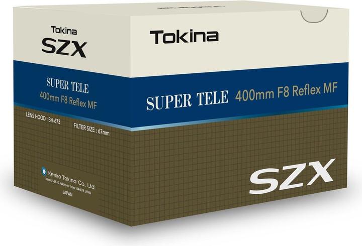 Image du produit Tokina SZX 400mm f/8 MF Nikon F (Nikon F, Plein format)