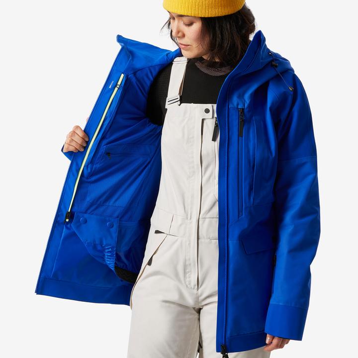Actual product image Wedze Women's Snowboard Jacket - SNB 900 - Blue (XS)