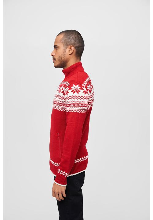 Actual product image Brandit Norwegian cardigan size L colour red (L)