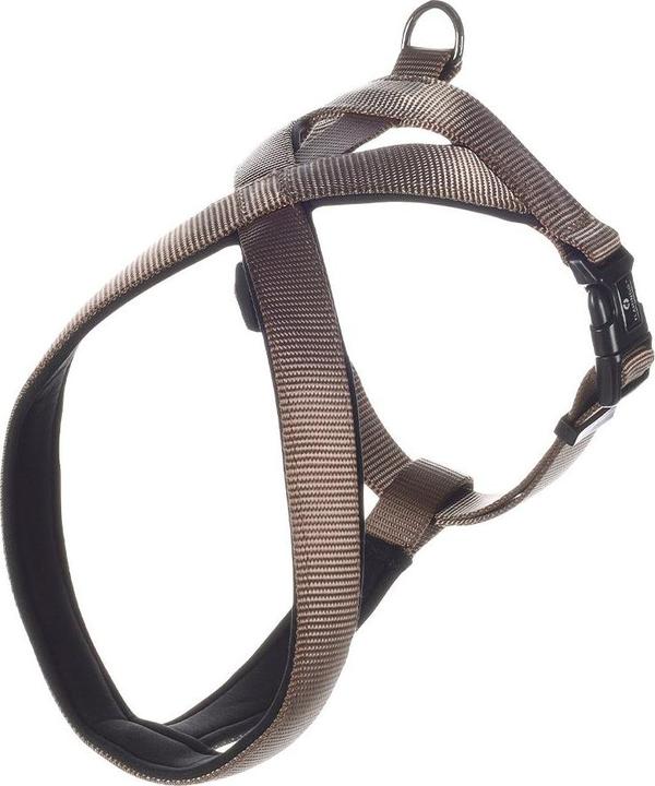 Flamingo Nylon harness Abbi taupe L