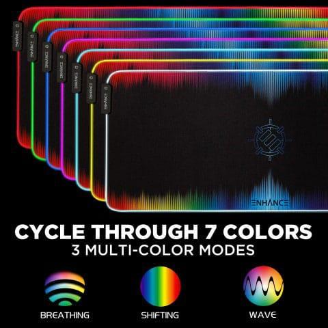 Produktbild Enhance LED Mouse Mat Multicolor (XL)