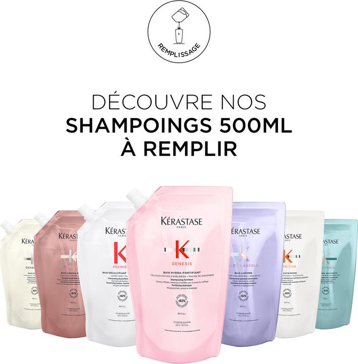 Actual product image Kérastase Bain Satin Riche (500 ml, Liquid shampoo)