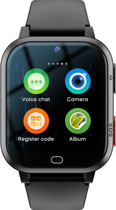 Actual product image Carneo SeniorSafe+ /Black/Sport Band/Black (41 mm, 4G)