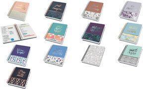 Actual product image Jolie Spiral notebook (A5, Checked, Hardcover)