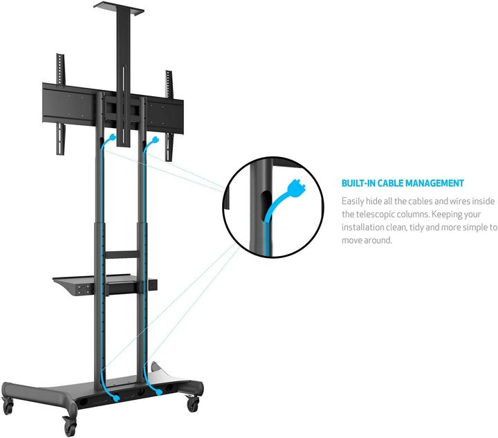 Produktbild Multibrackets M Public Floorstand Basic 180 (90 kg, 23" - 80")