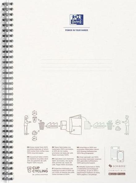 Image du produit Oxford Mon Rec'Up (A4, À rayures, Couverture souple)