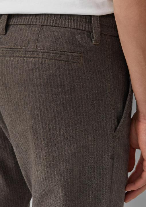 Produktbild s.Oliver Phoenix: Strukturierte Chinohose mit Elastikbund (29, 32)