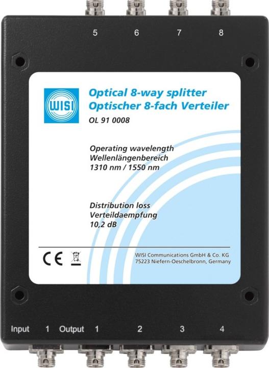 Immagine prodotto WISI 74387 - Splitter per cavi - Nero - FC/PC - 114 mm - 20 mm - 157 mm
