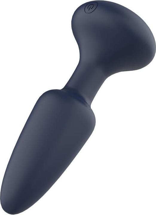 Actual product image Dreamtoys Dream Toys Startroopers Venus Rotating Plug With Remote Anal Plug Blue 14,5 cm