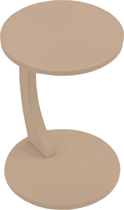 Produktbild En.Casa Beistelltisch Holeby 56 x Ø 38 cm Cappuccino