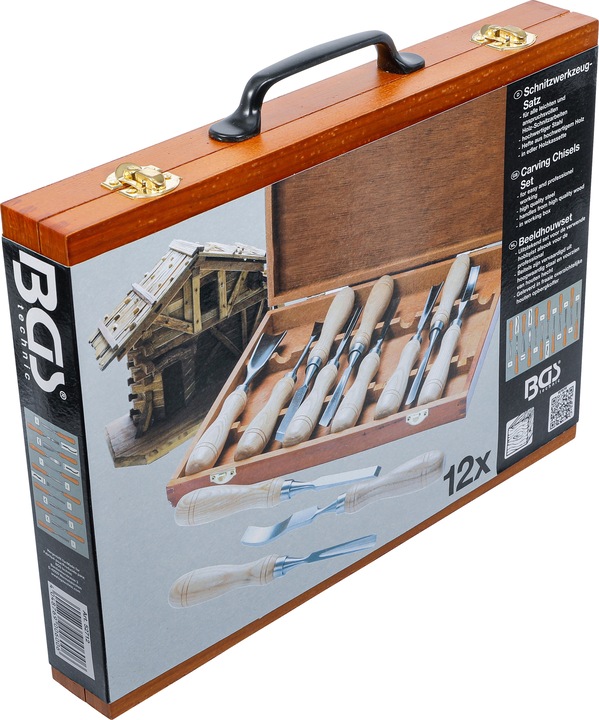 Image du produit BGS Jeu de ciseaux à bois 12 pièces (12 mm)